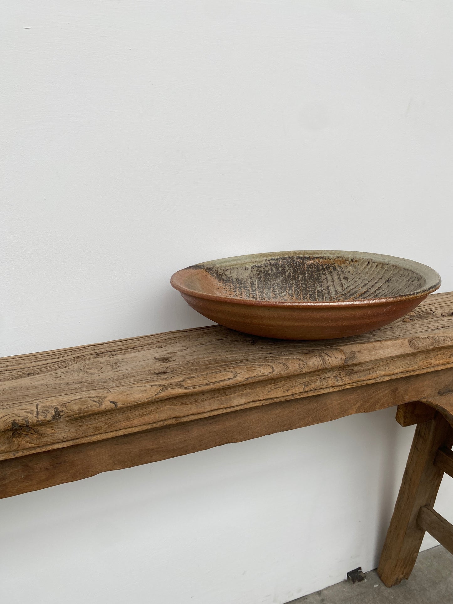 Large Carved Bowl