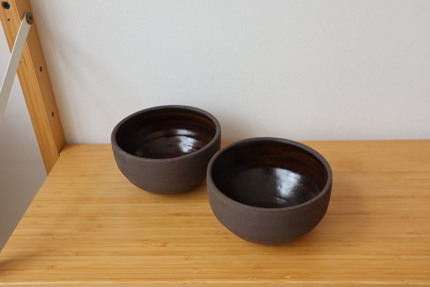 Dark Stoneware Bowls