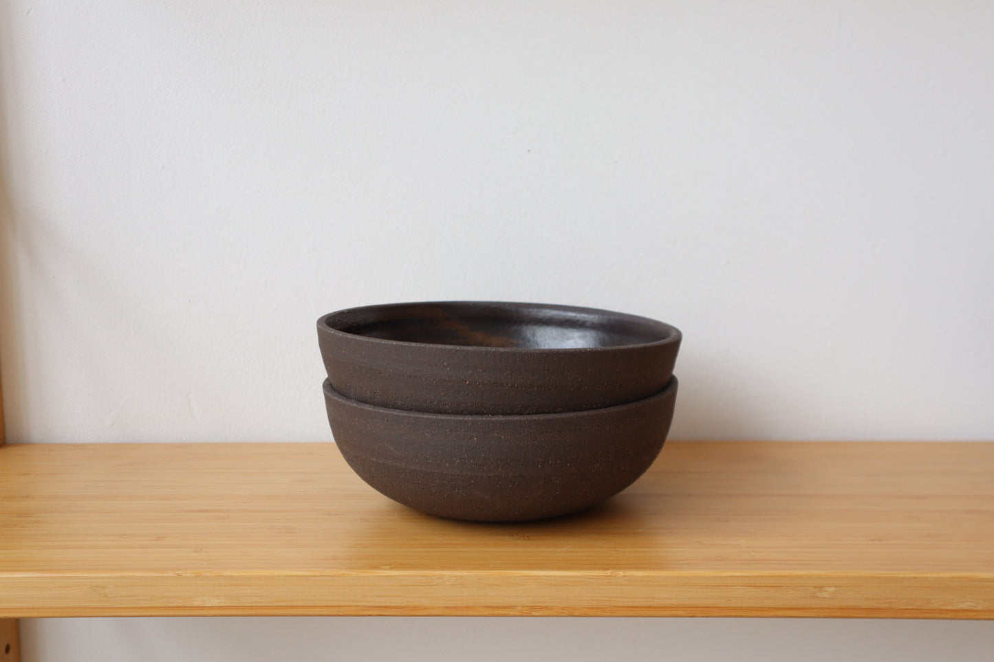 Dark Stoneware Bowls