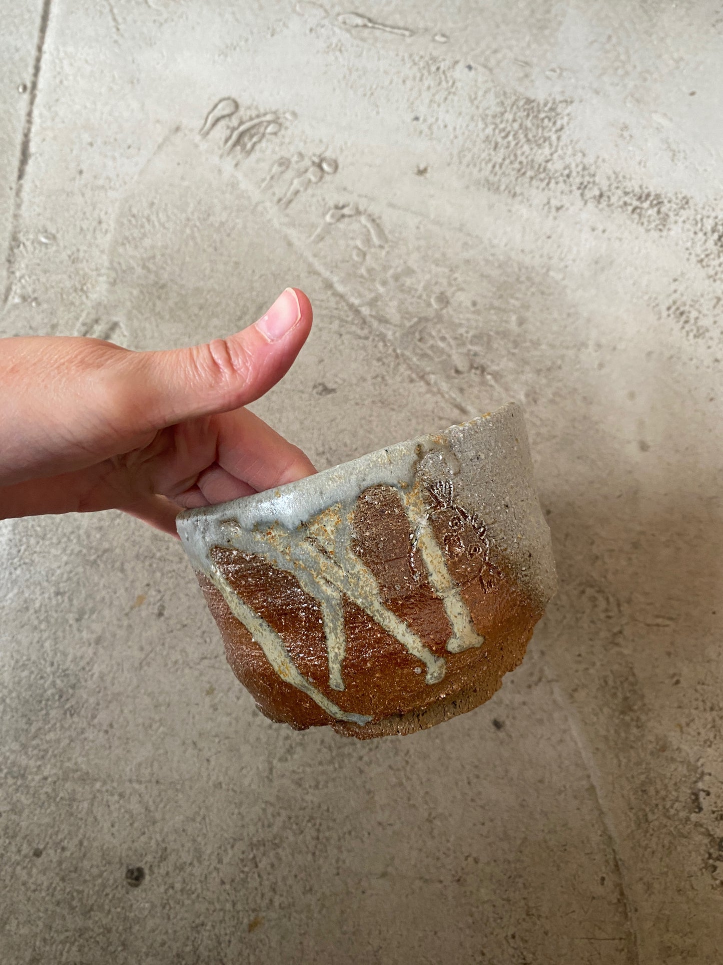 Carved Fish Chawan