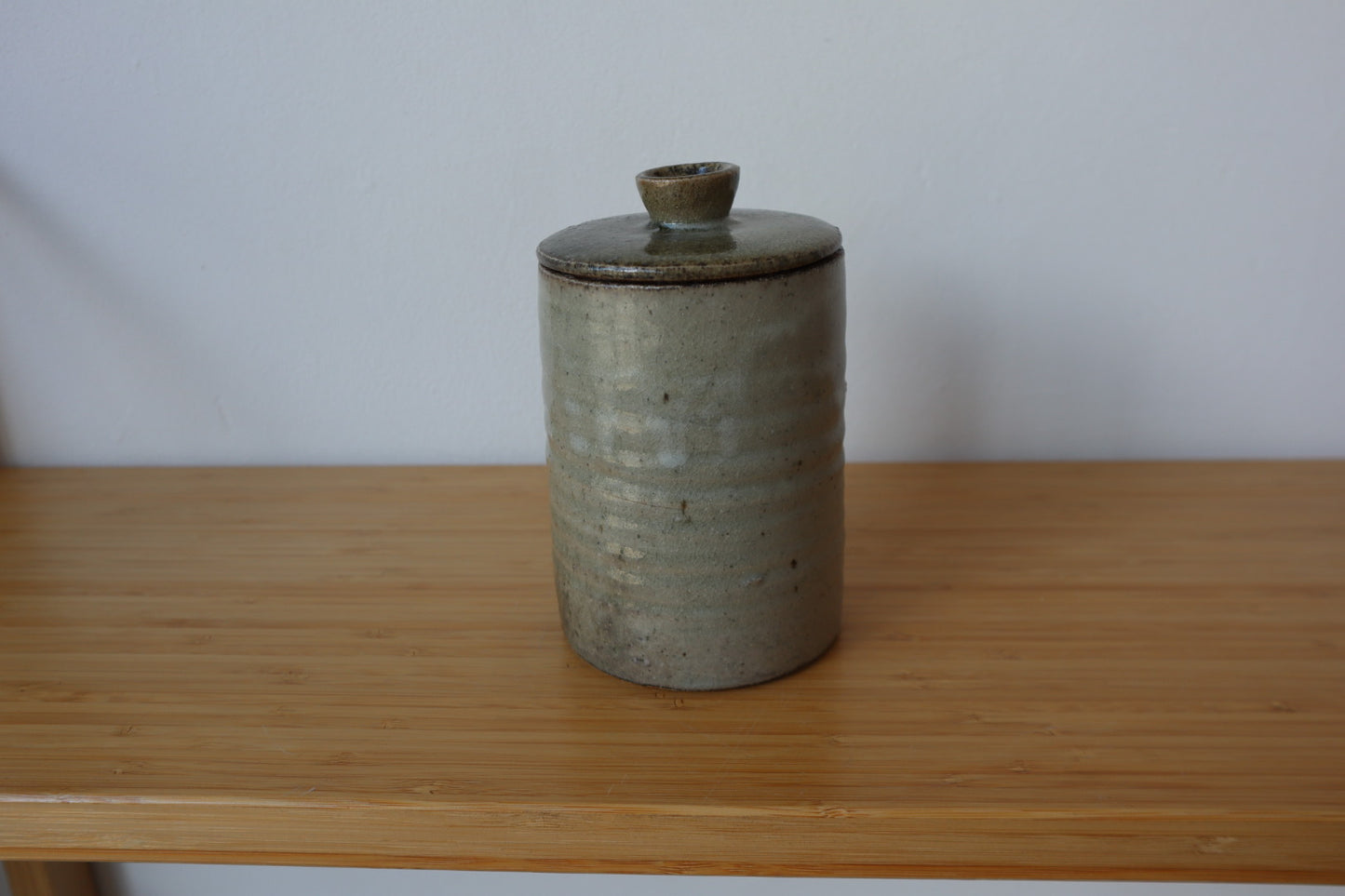 Soda Fired Lidded Jars