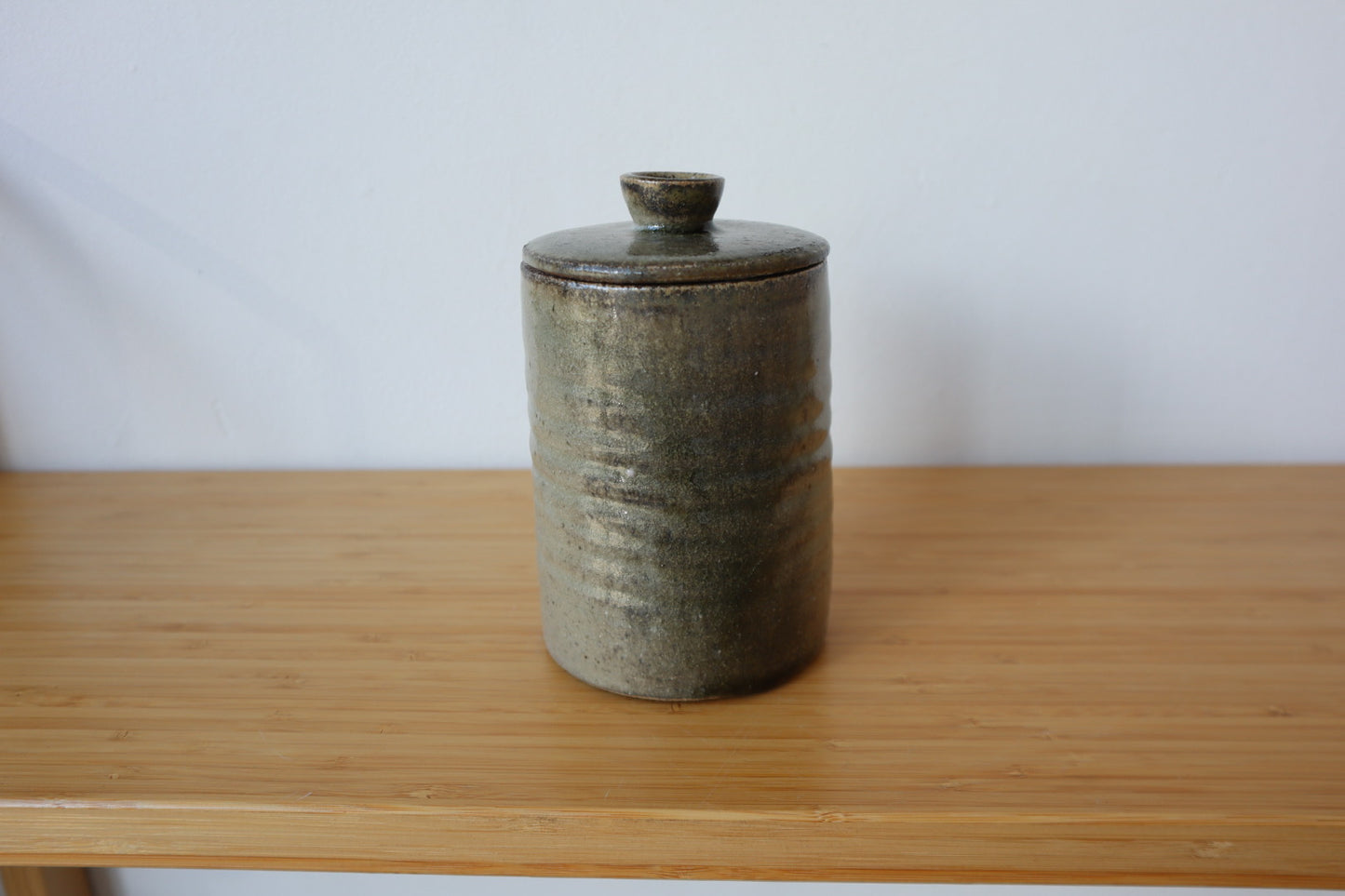 Soda Fired Lidded Jars