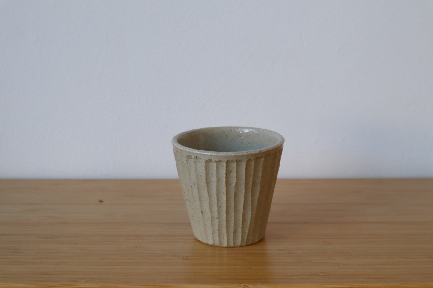Fluted Flat White Cup