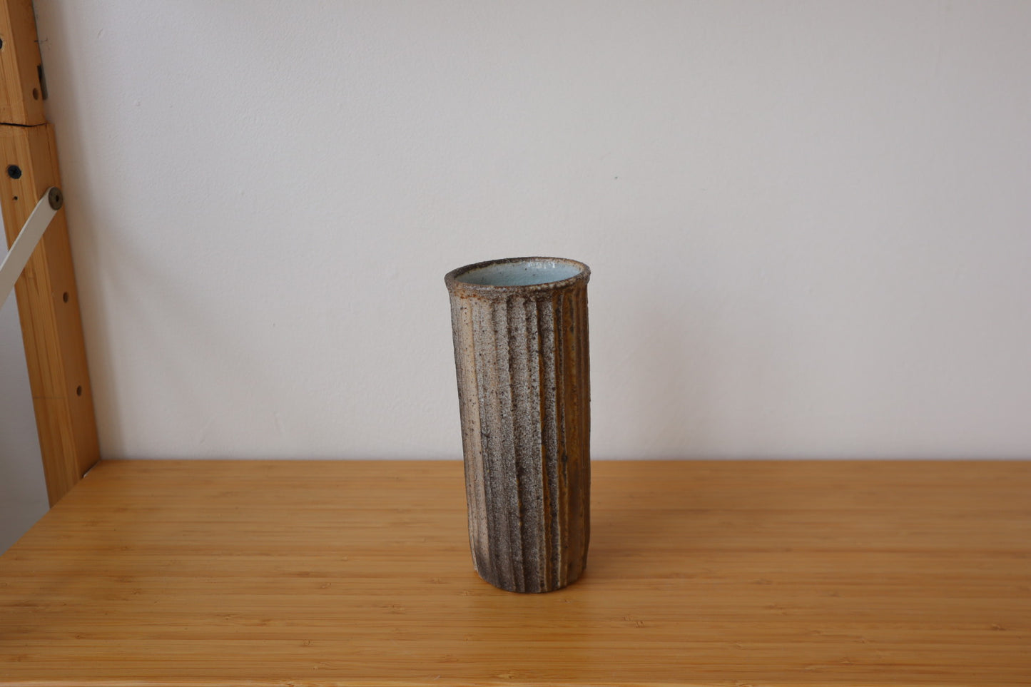 Wood Fired Fluted Vase