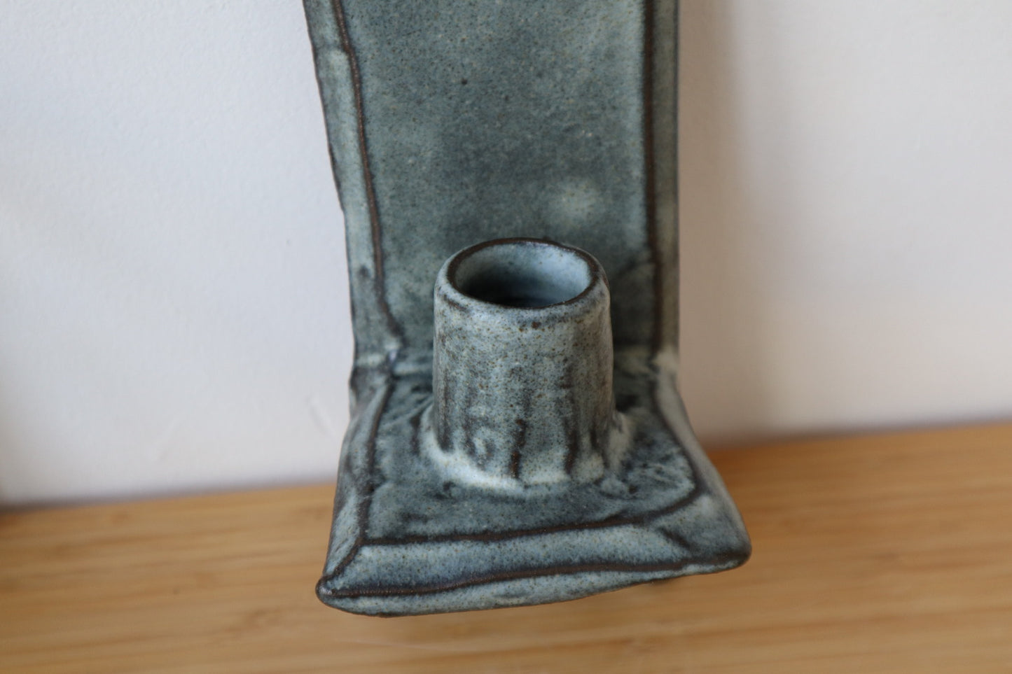 Blue Candle Sconce