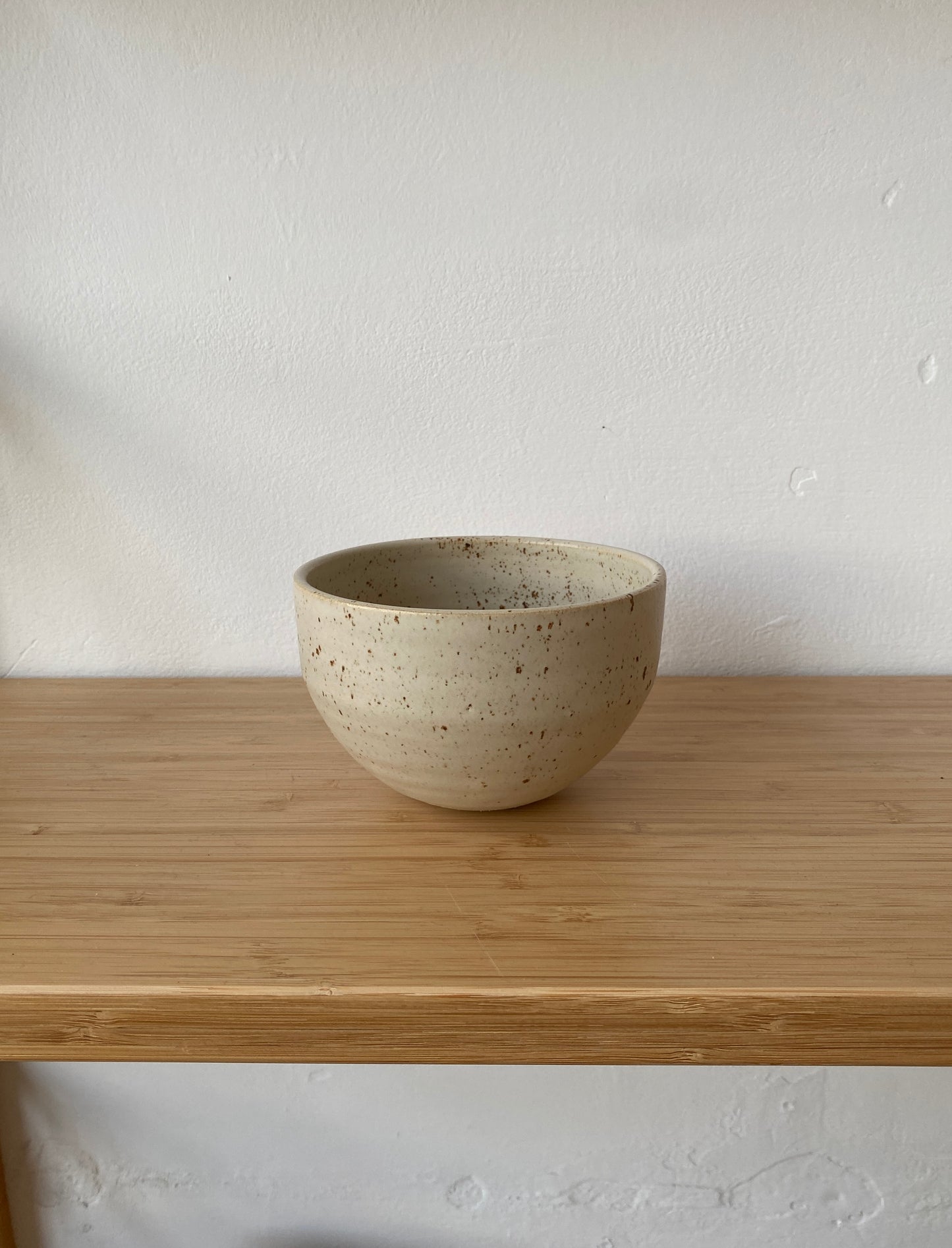 Flecked Cream Porridge Bowl