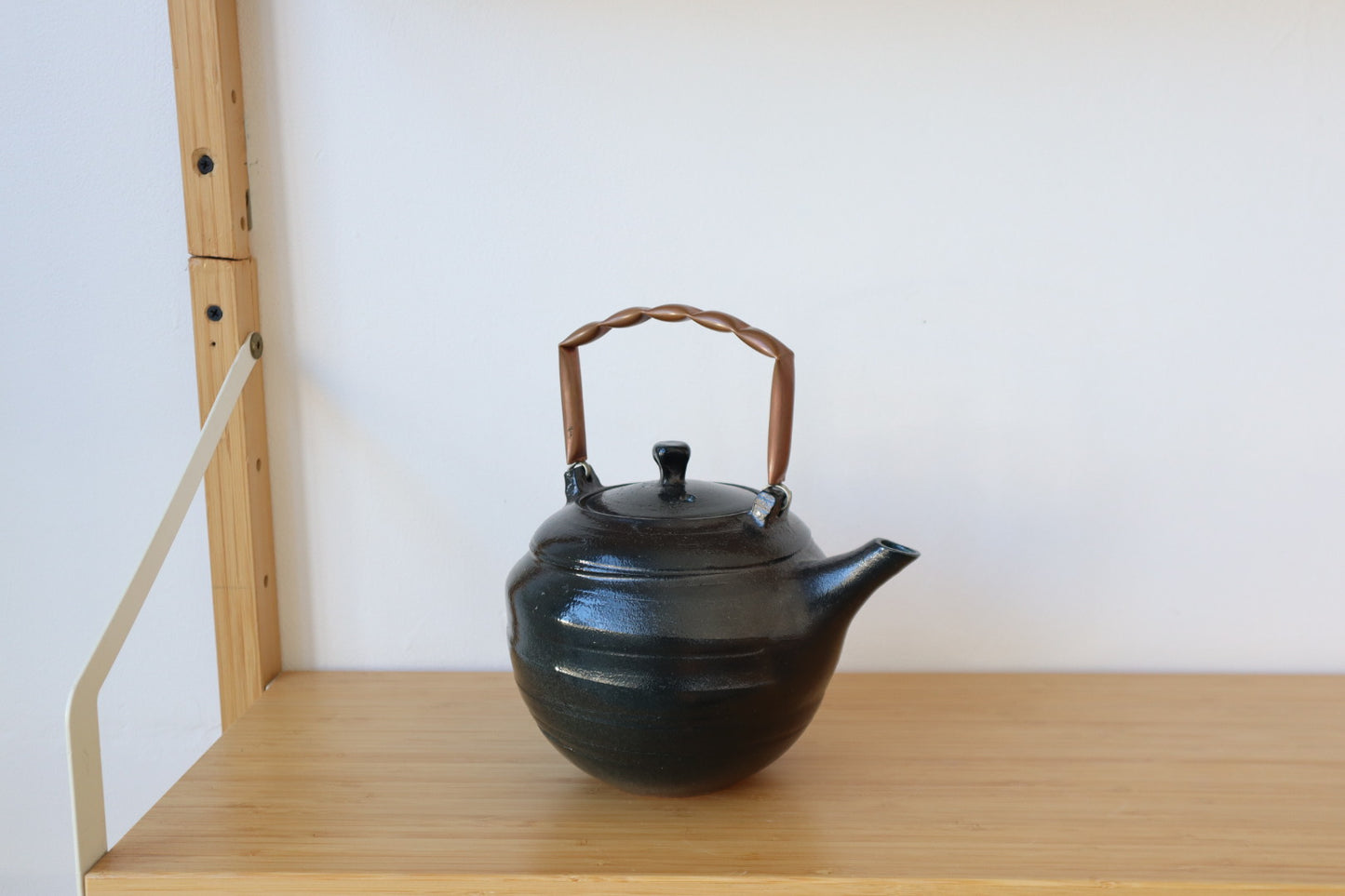 Copper Handled Teapot