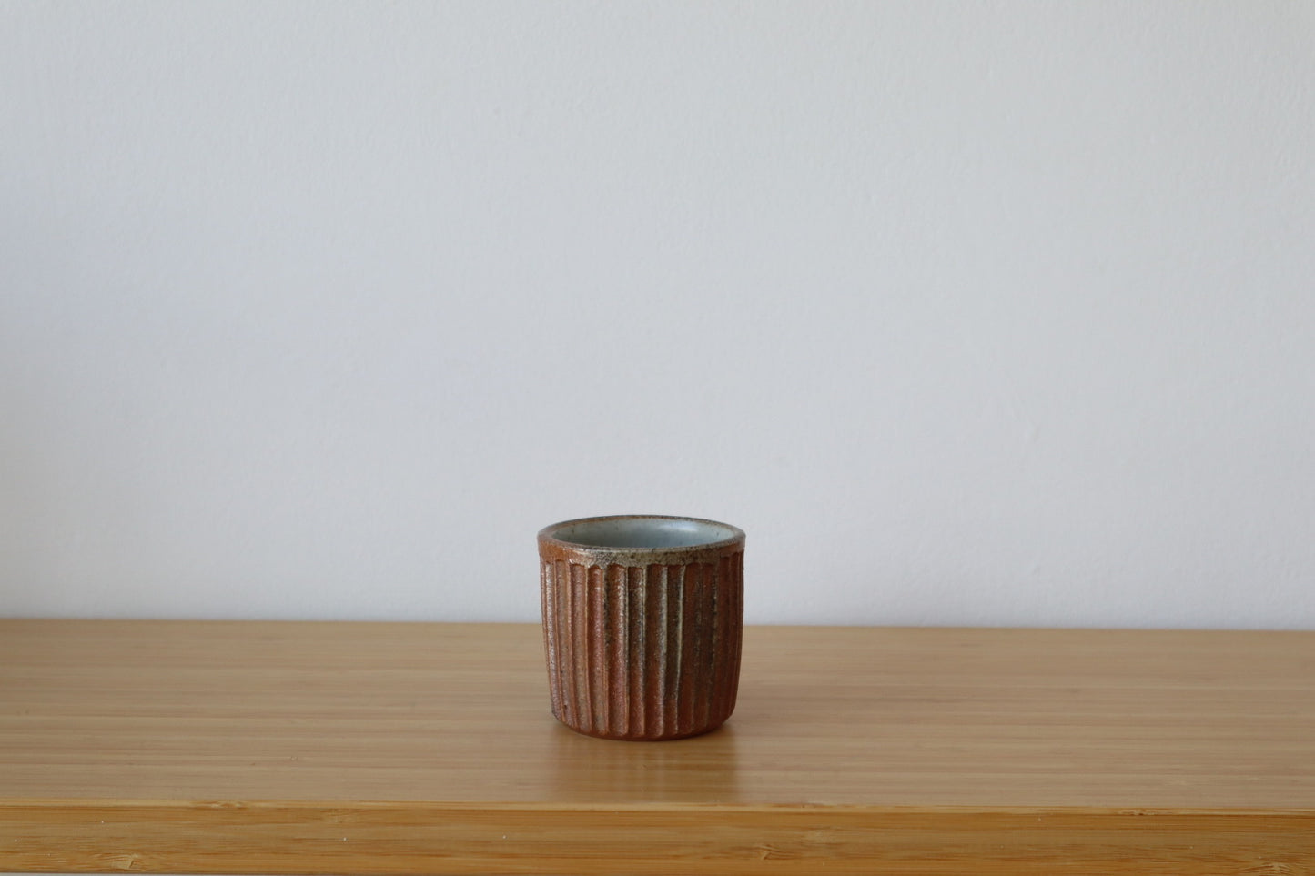 Carved Wood Fired Cup