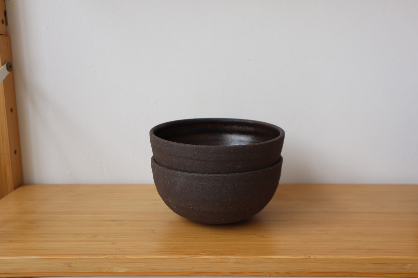 Dark Stoneware Bowls