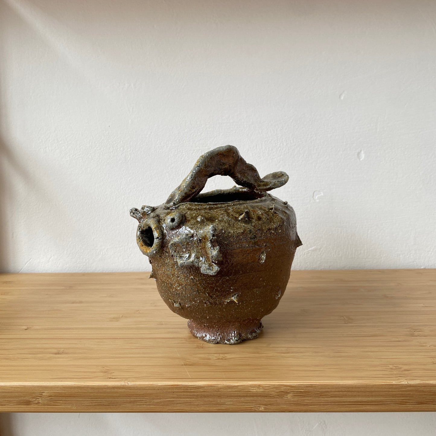 Large Wood Fired Puffer Fish Pourer