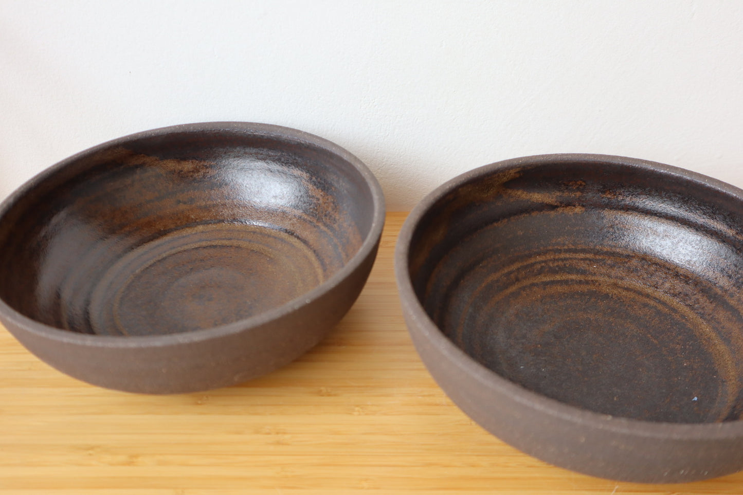 Dark Stoneware Bowls