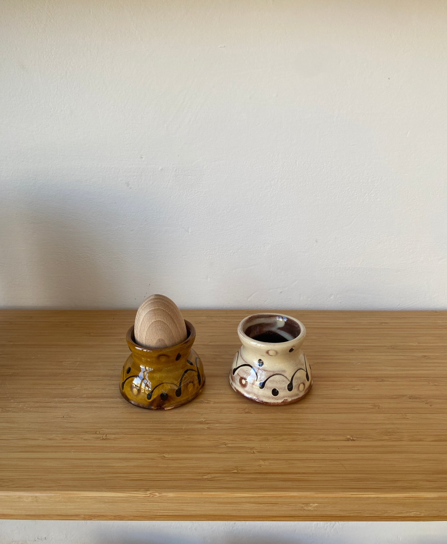 Slipware Egg Cup