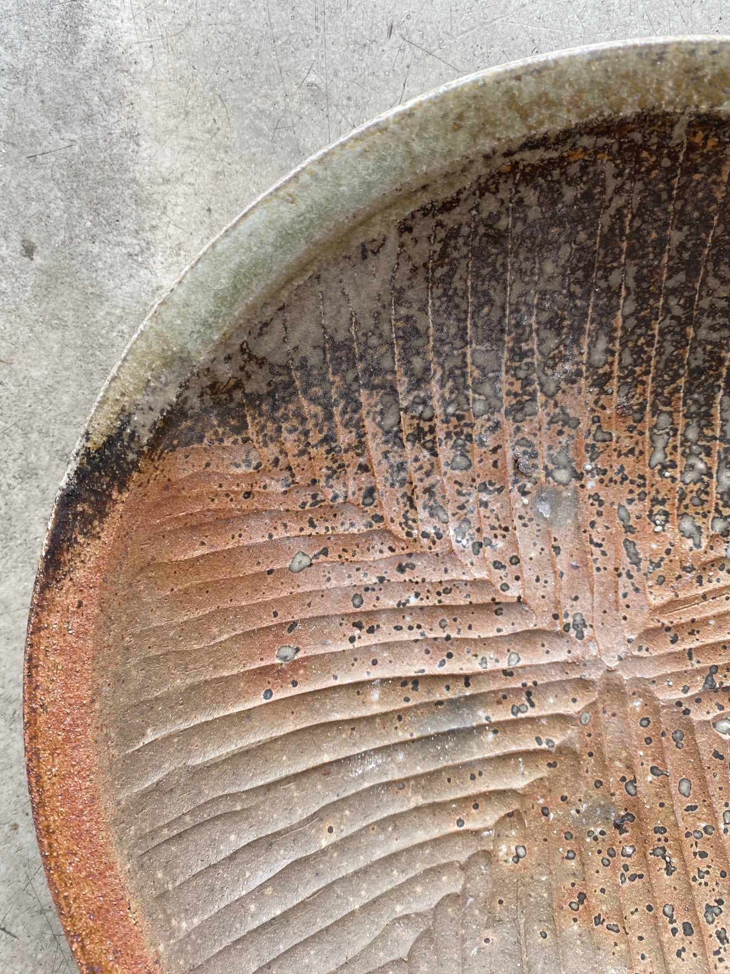Large Carved Bowl