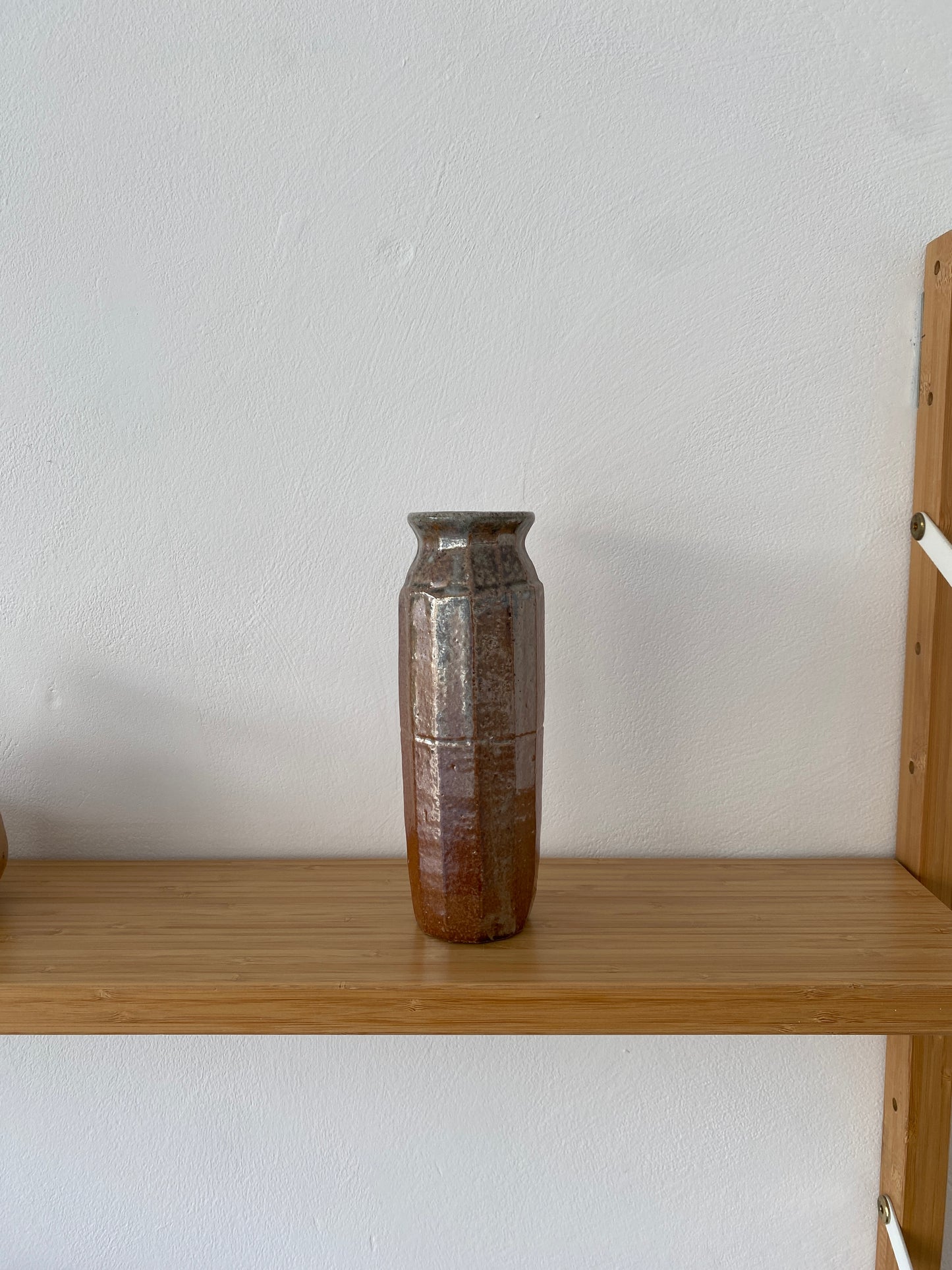Faceted Shino Vase