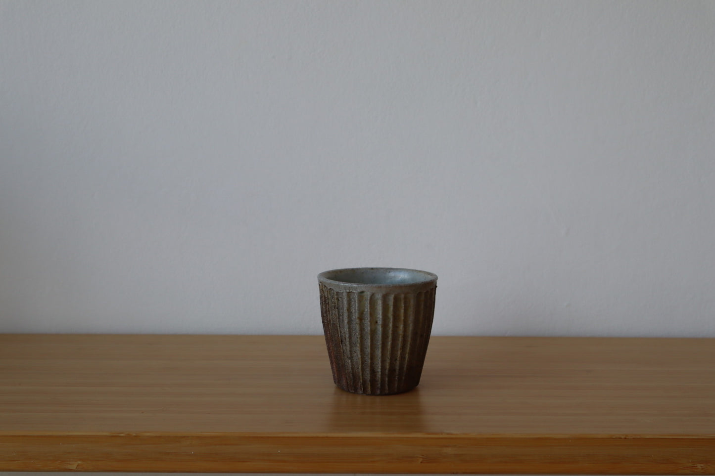 Carved Wood Fired Cup
