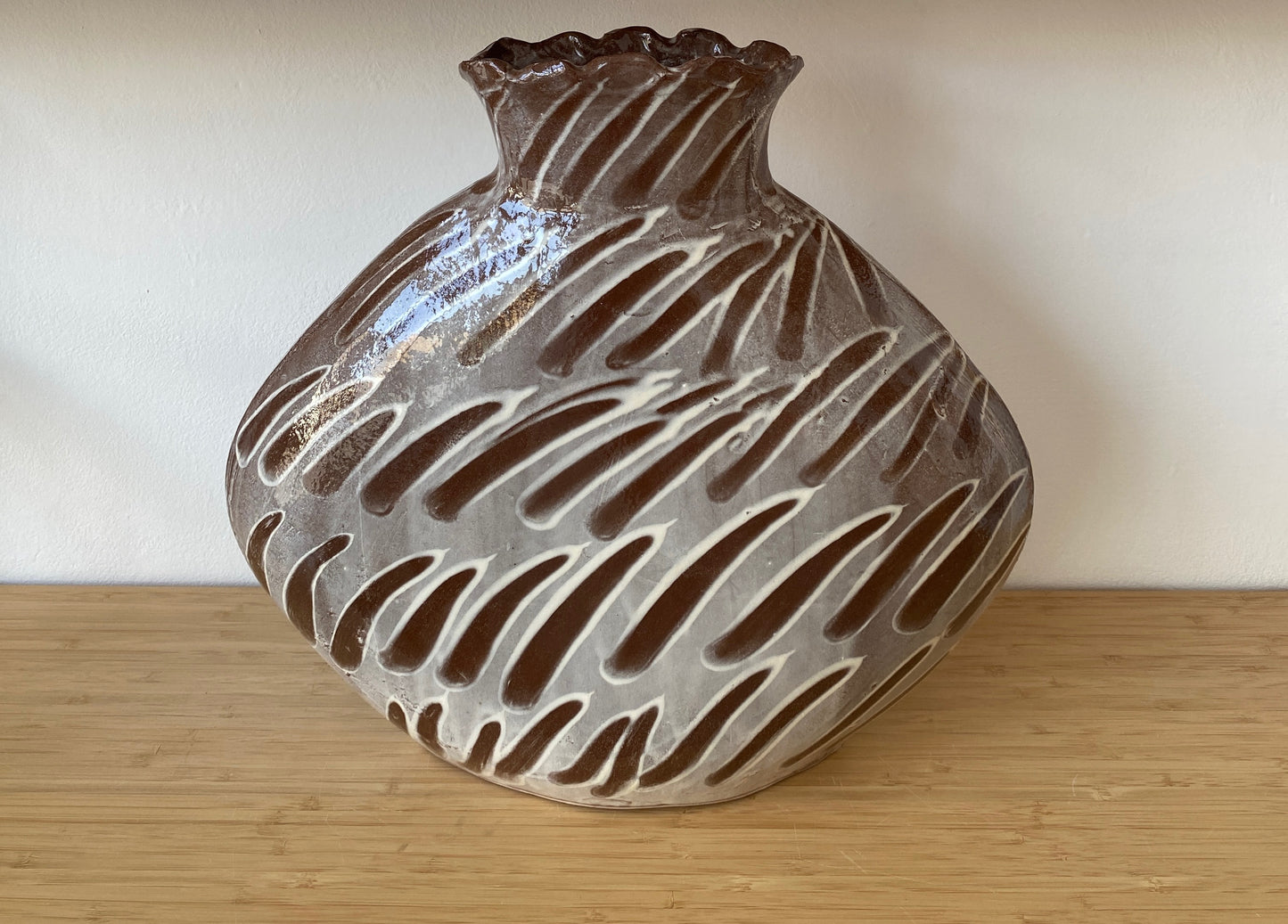 Large Curved Vase