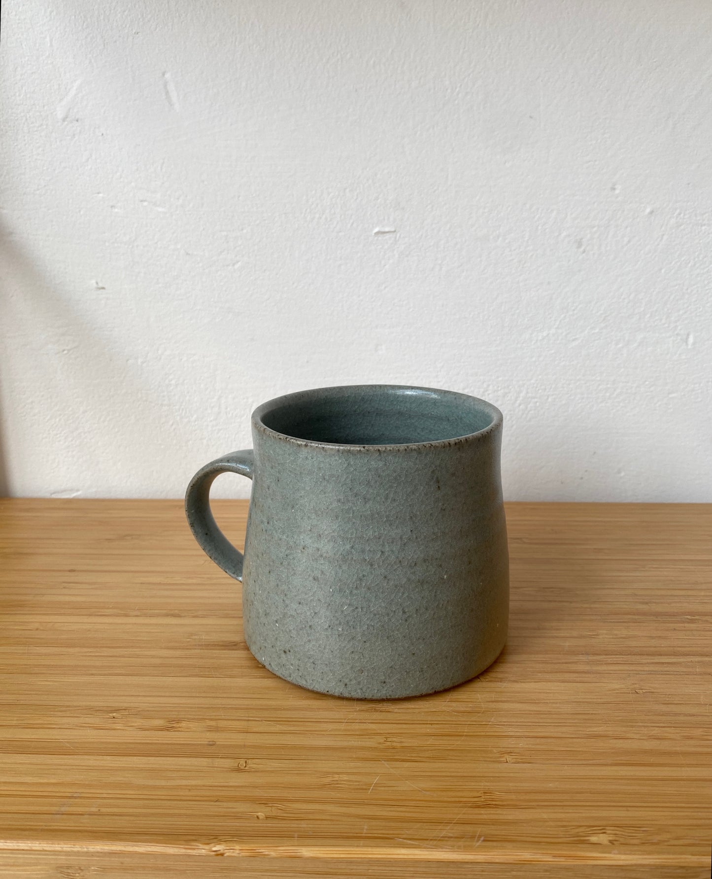 Tall Celadon Mug