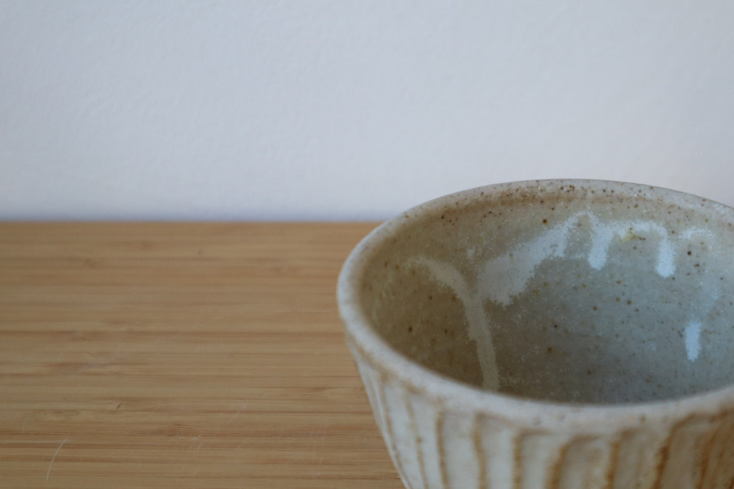 Fluted Stone Latte/Espresso Cup