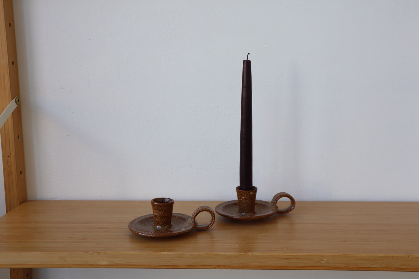 Speckled Candlestick Holder