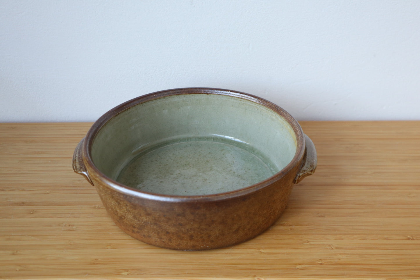 Salt Fired Casserole Dish