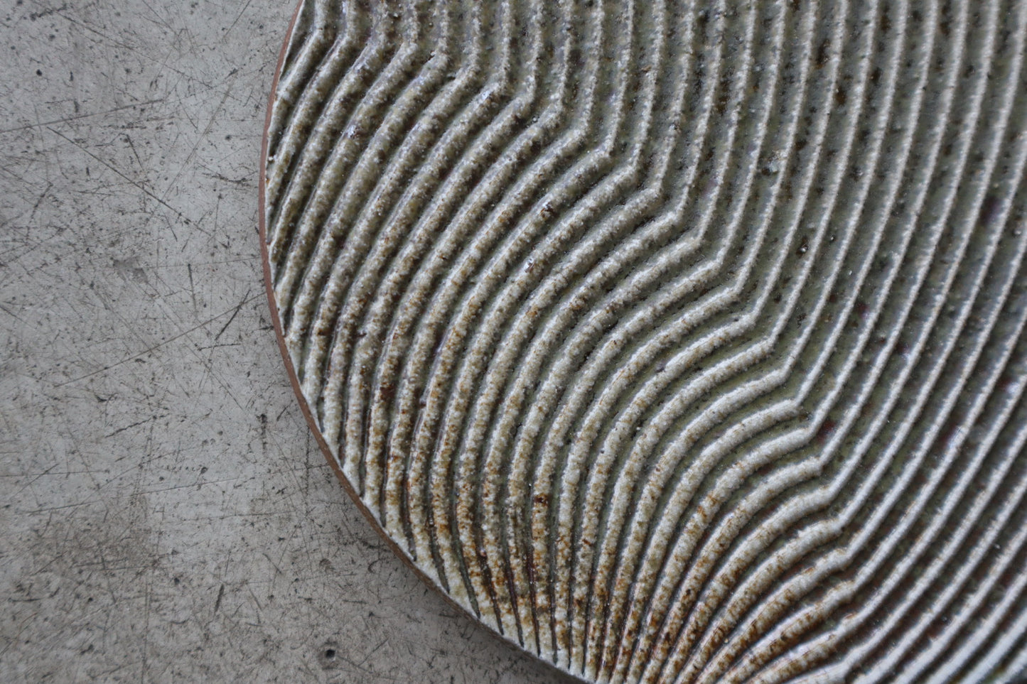 Soda Fired Cake Plate