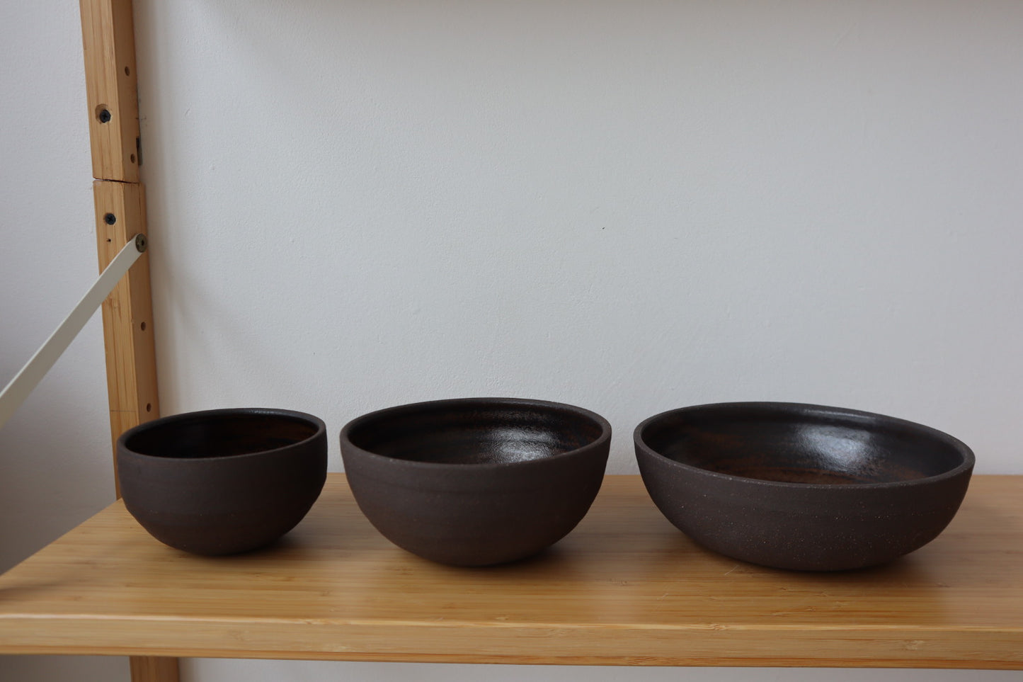 Dark Stoneware Bowls