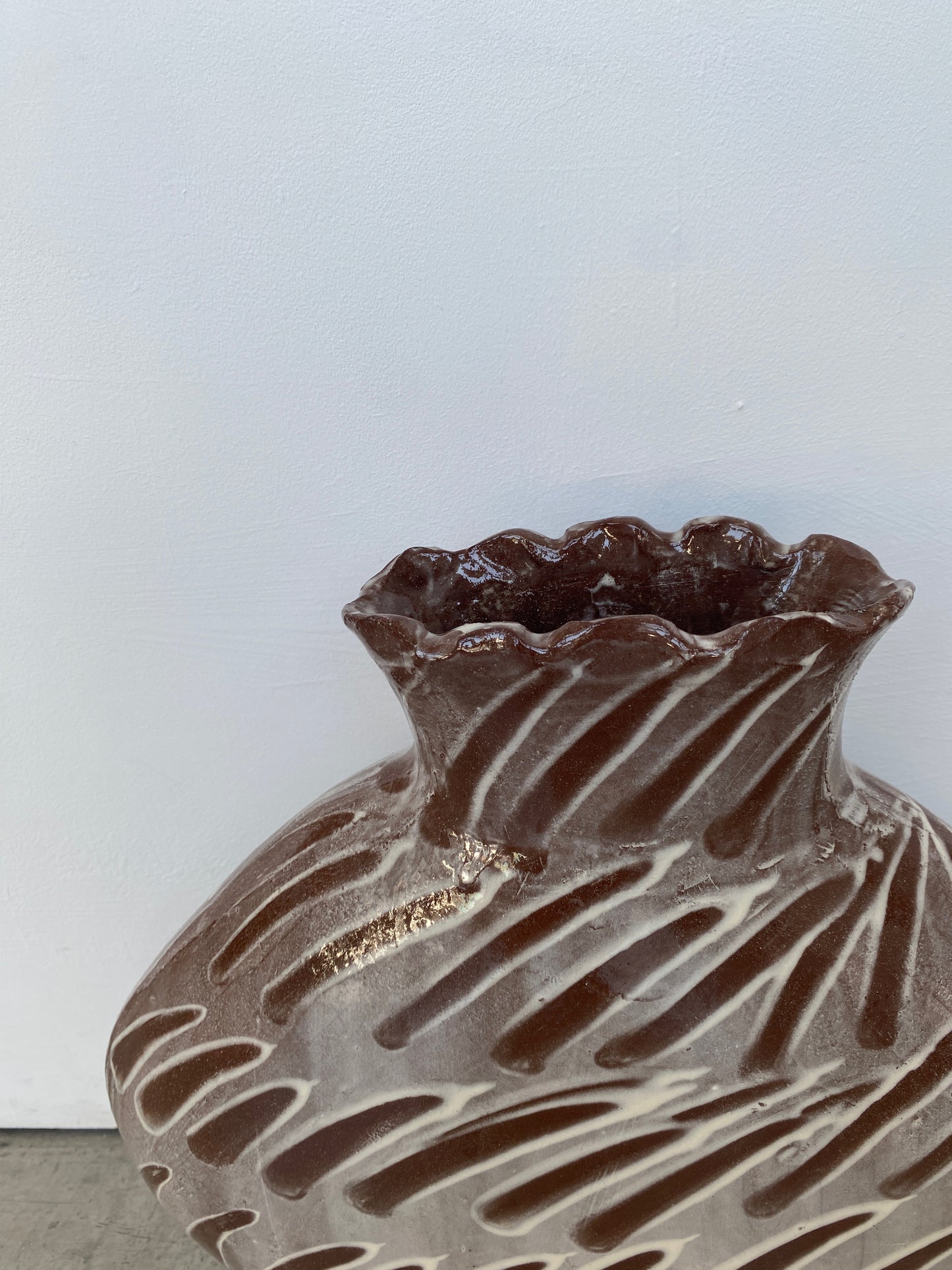 Large Curved Vase