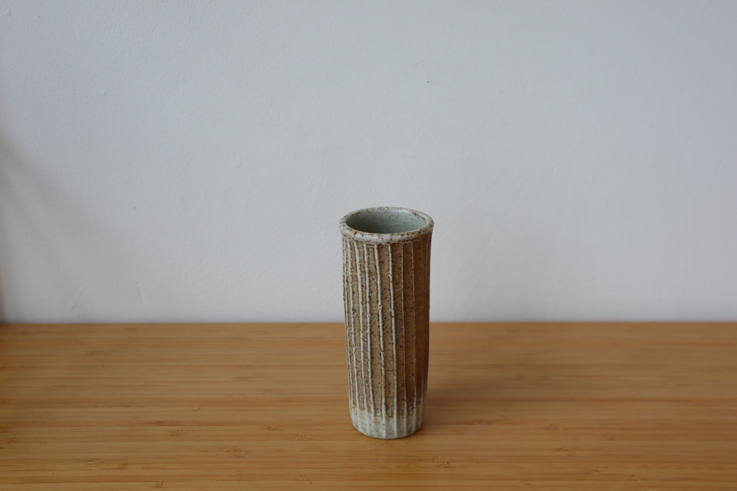 Wood Fired Fluted Vase