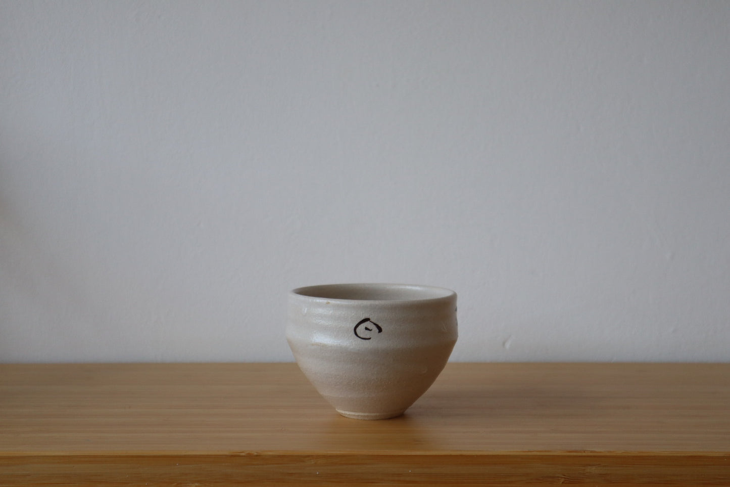 Rust And White Coffee Bowl