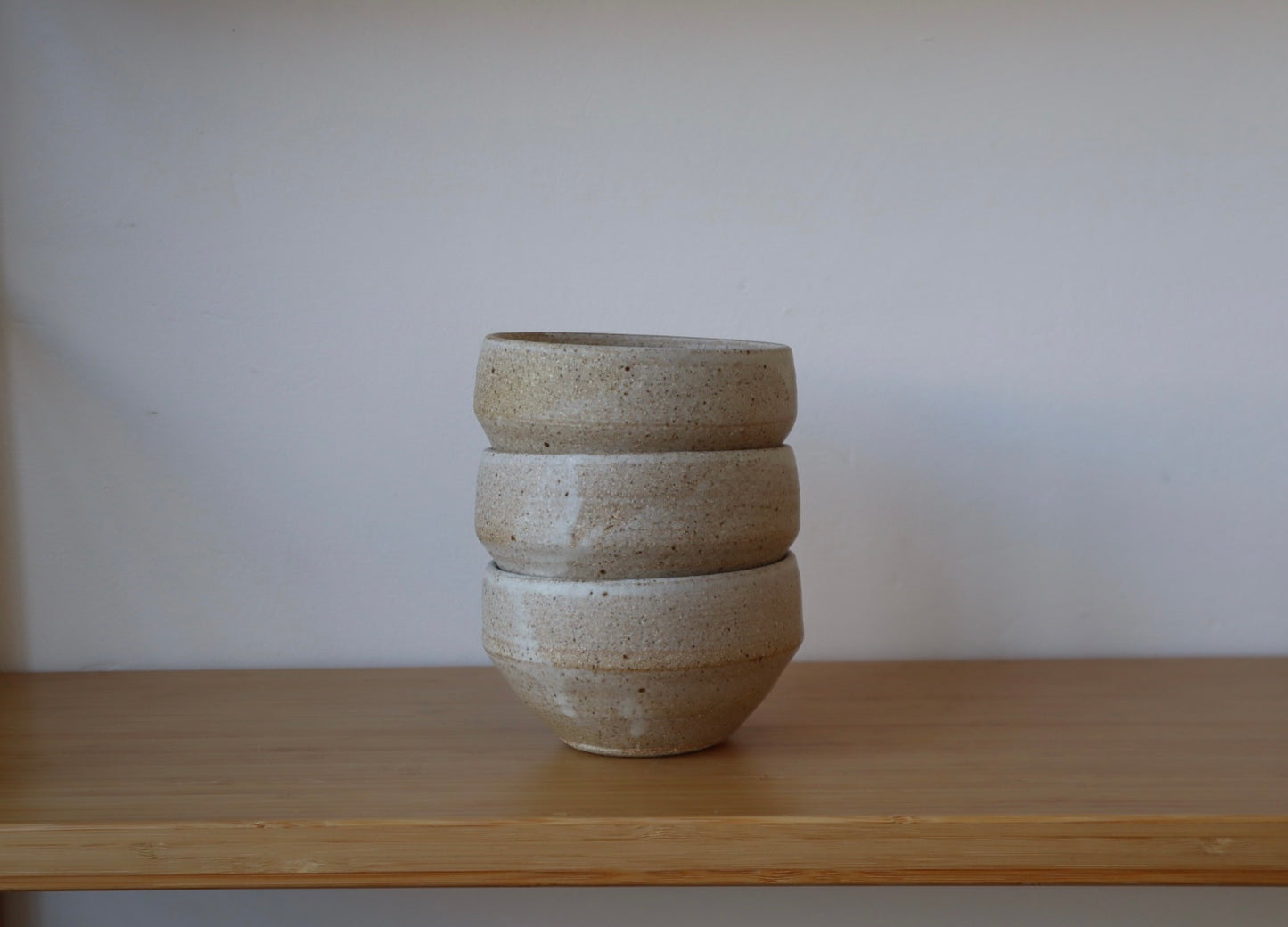 White & Black/Blue Porridge Bowls