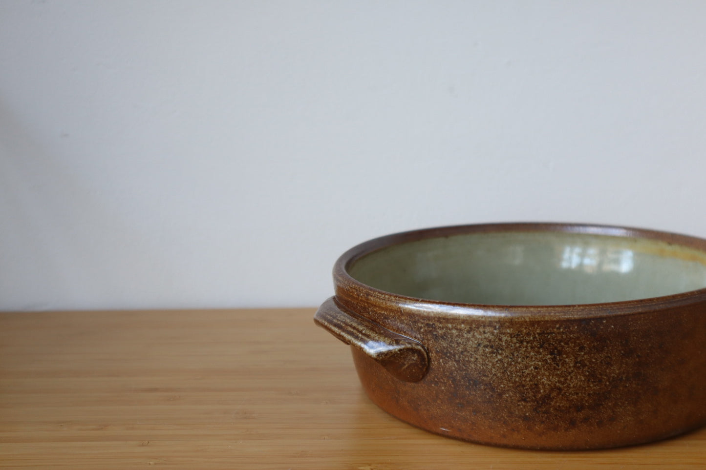 Salt Fired Casserole Dish