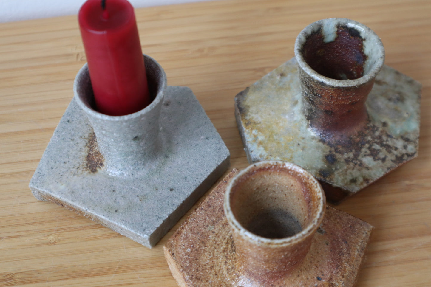 Candlestick Holder Trio