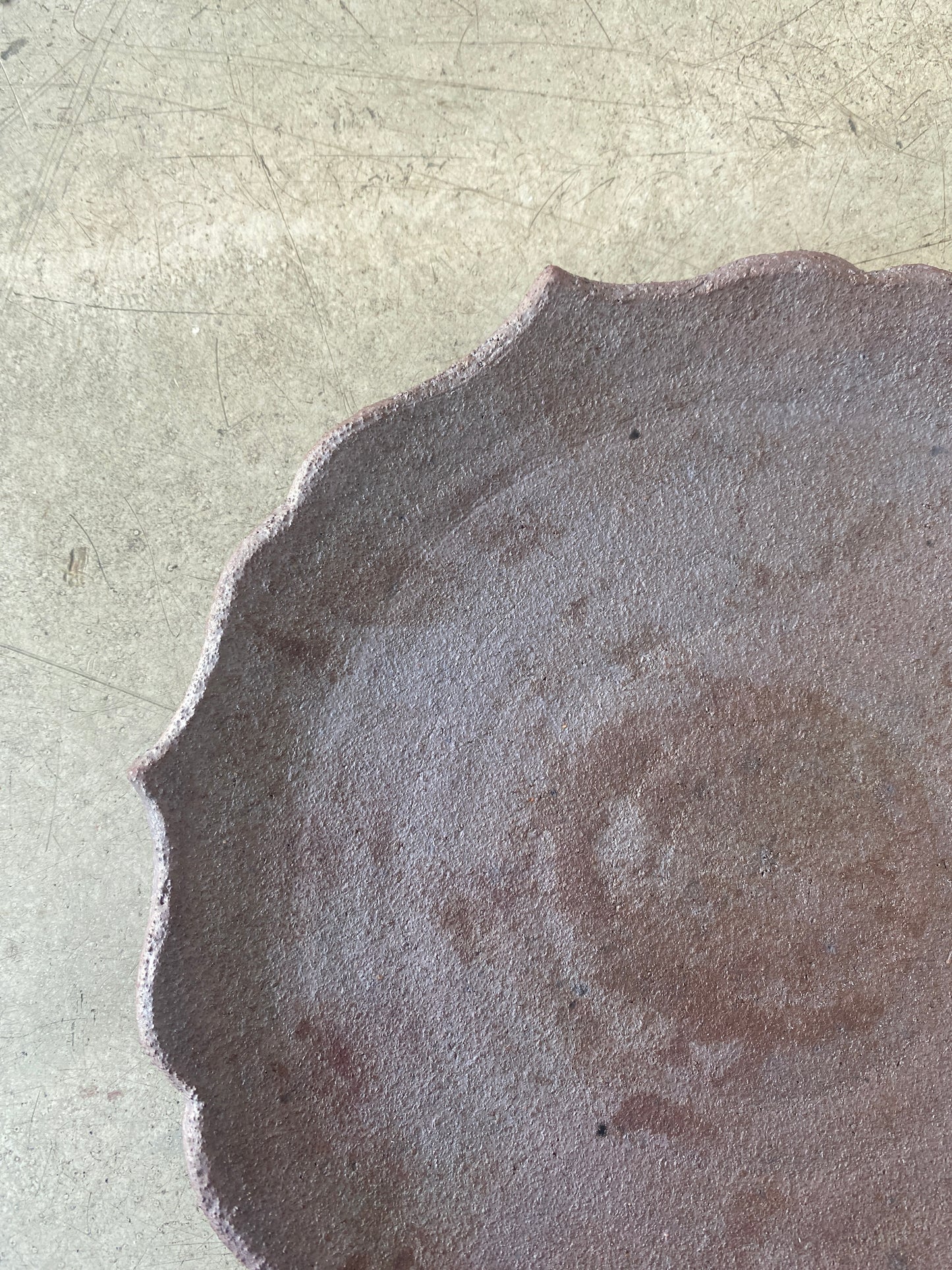 Wood Fired Carved Plate