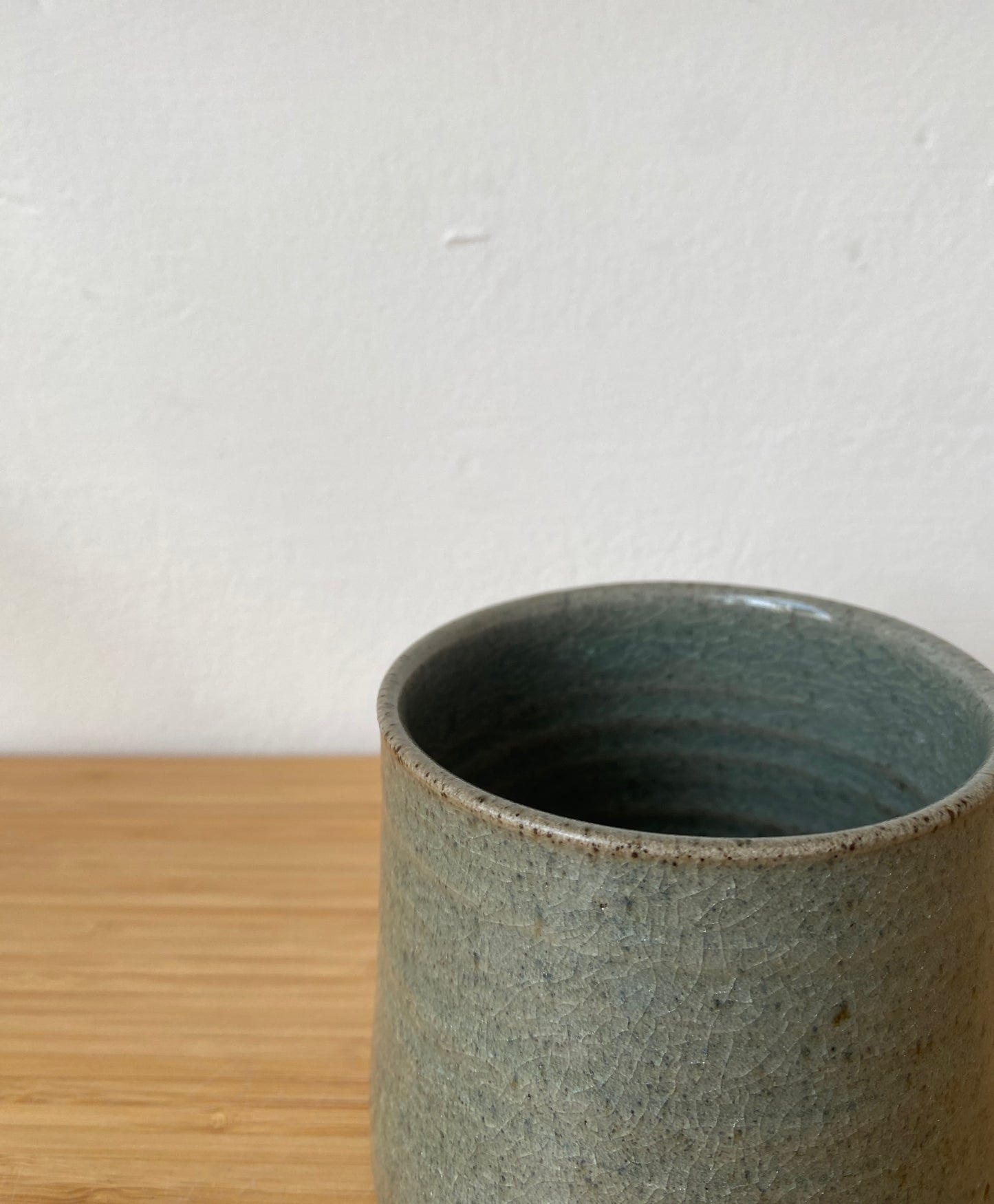 Tall Celadon Mug