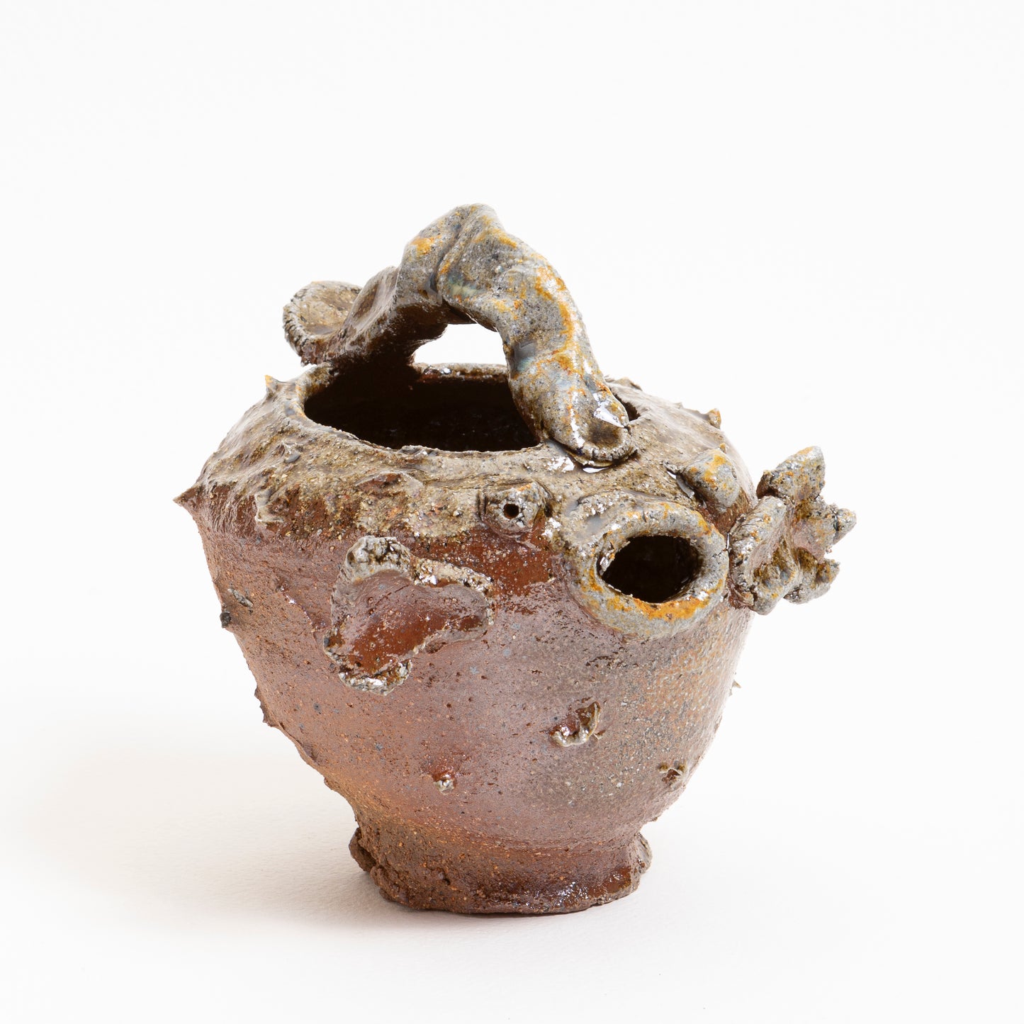 Large Wood Fired Puffer Fish Pourer