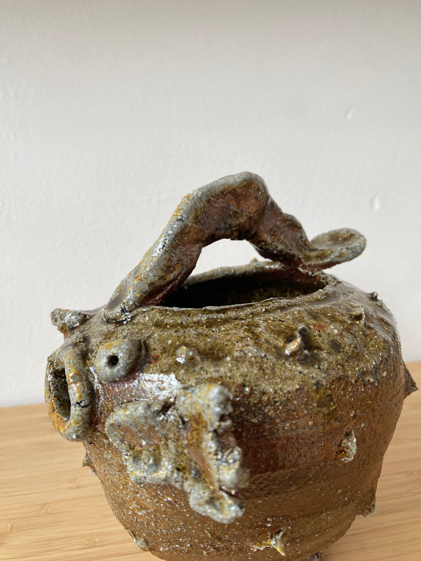 Large Wood Fired Puffer Fish Pourer