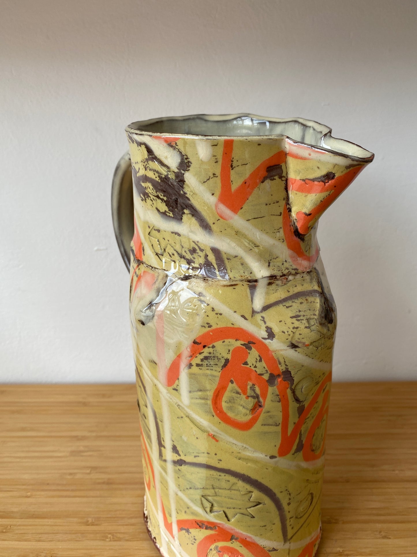 Large Patterned Jugs