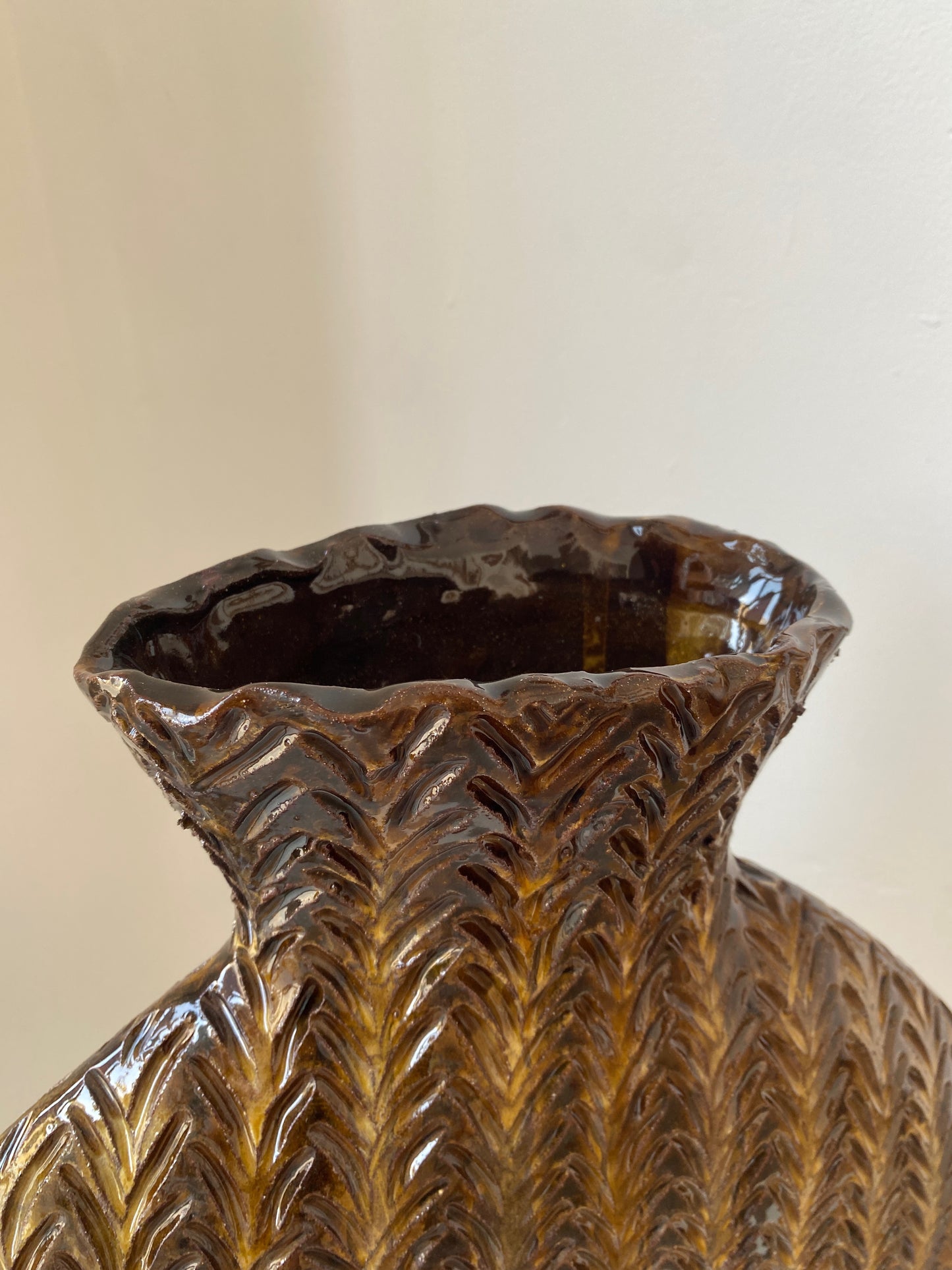 Large Curved Vase