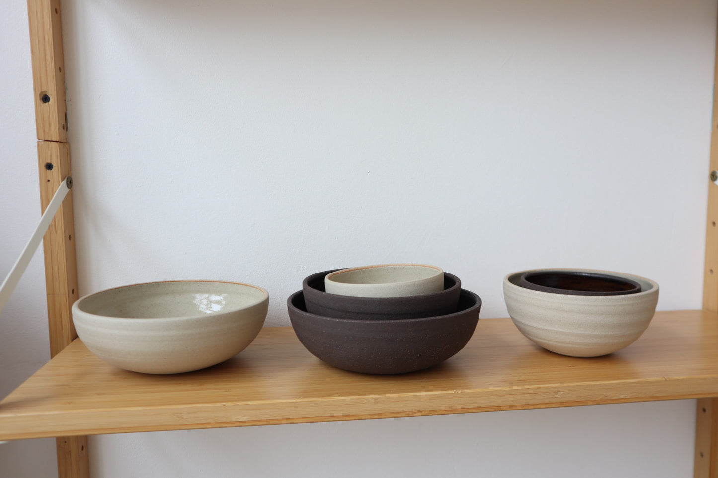 Dark Stoneware Bowls