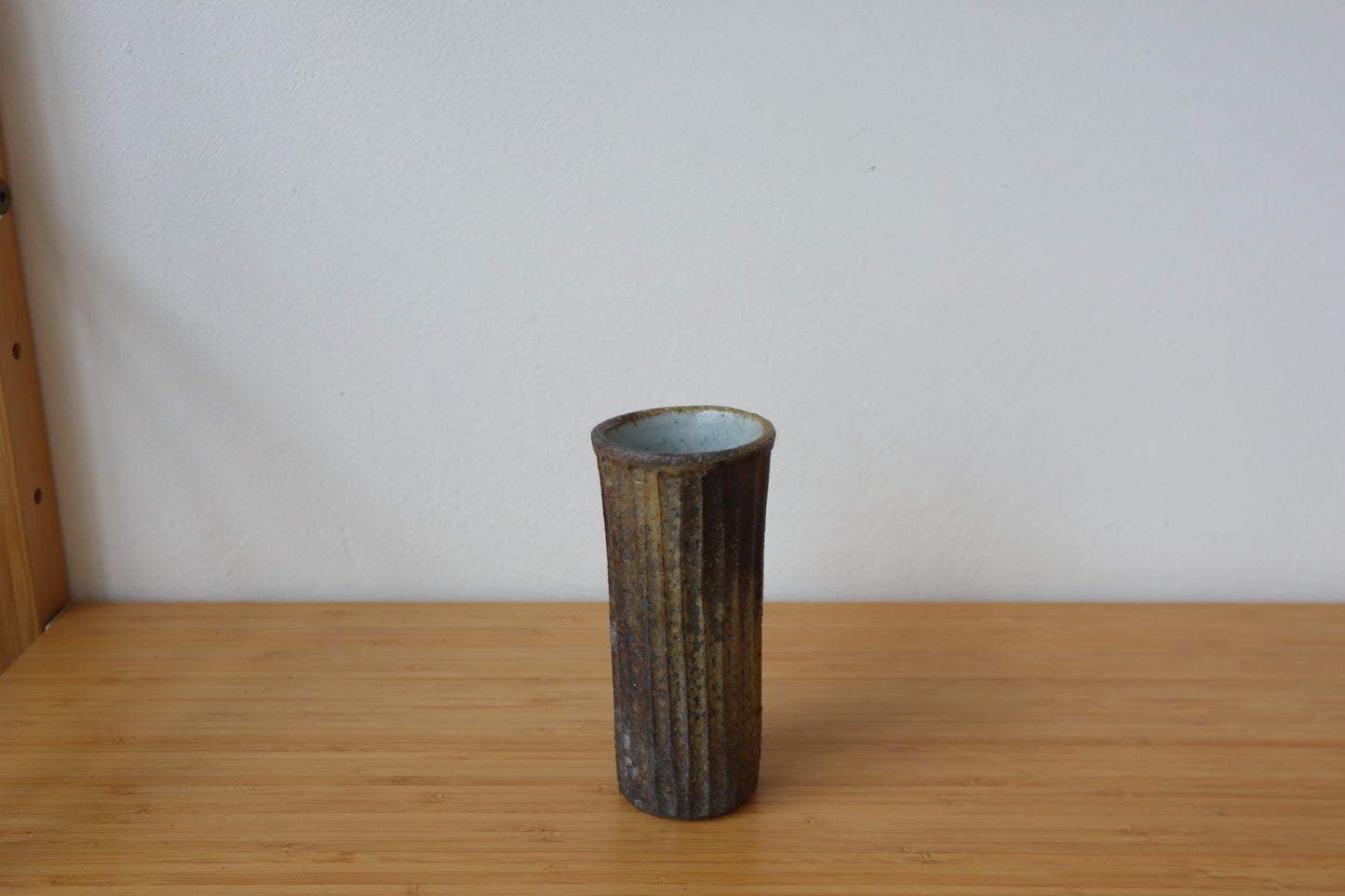 Wood Fired Fluted Vase