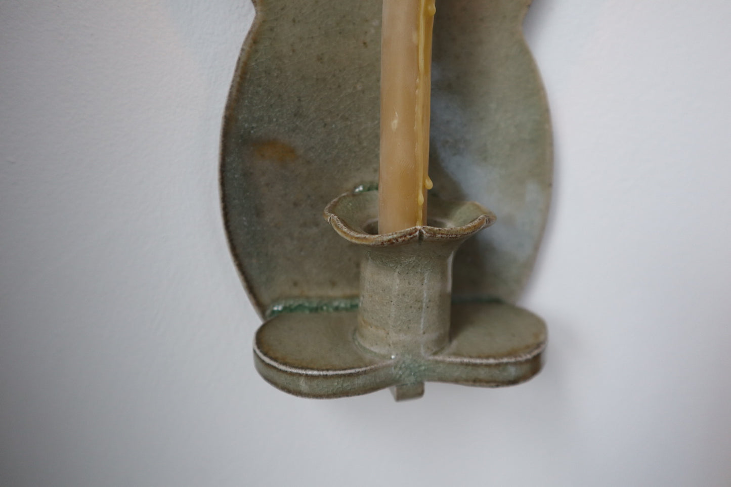 Celadon Candle Sconce