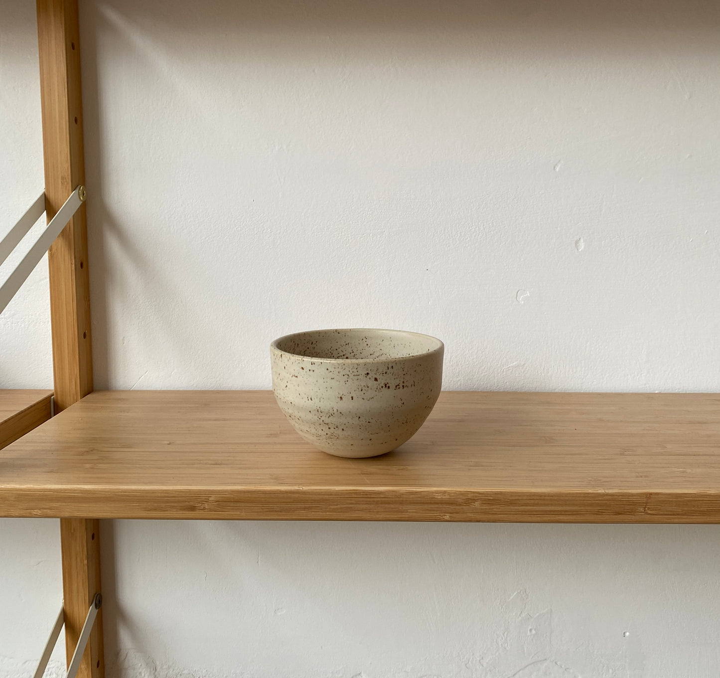 Flecked Cream Porridge Bowl