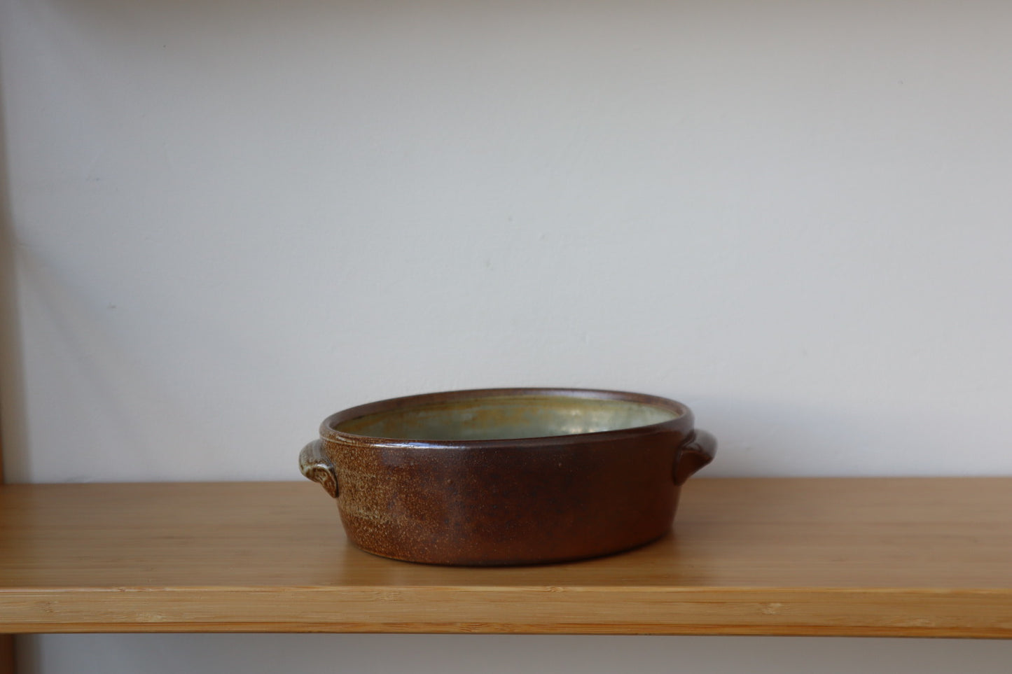 Salt Fired Casserole Dish