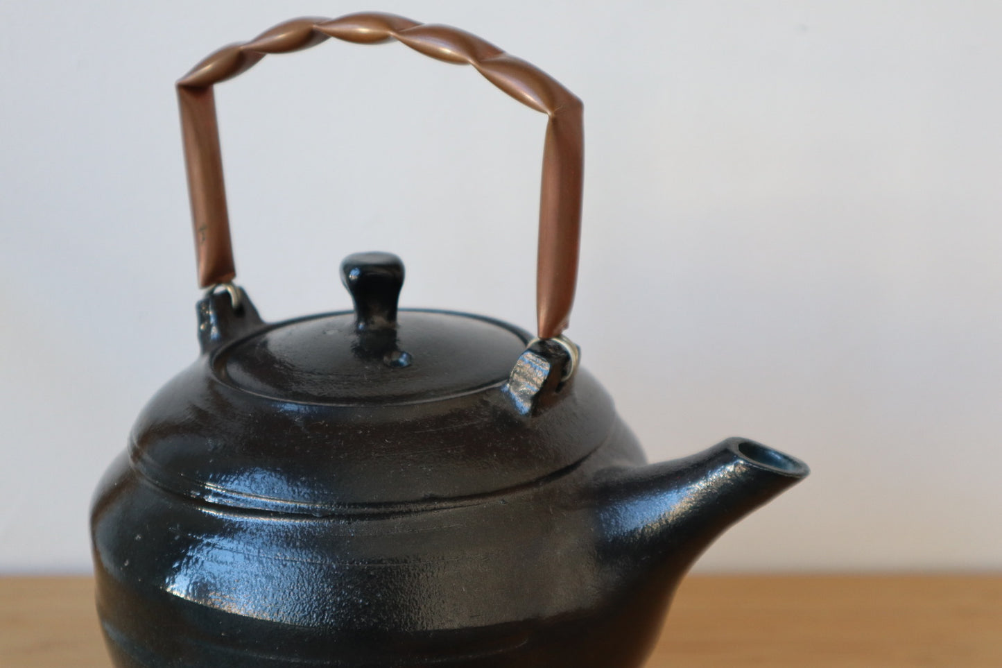 Copper Handled Teapot