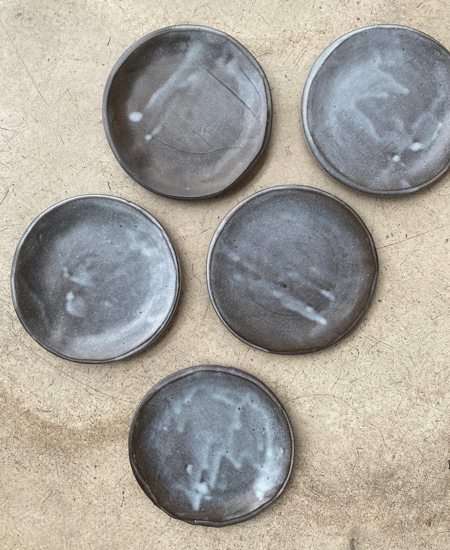 Blue Pastry Plate