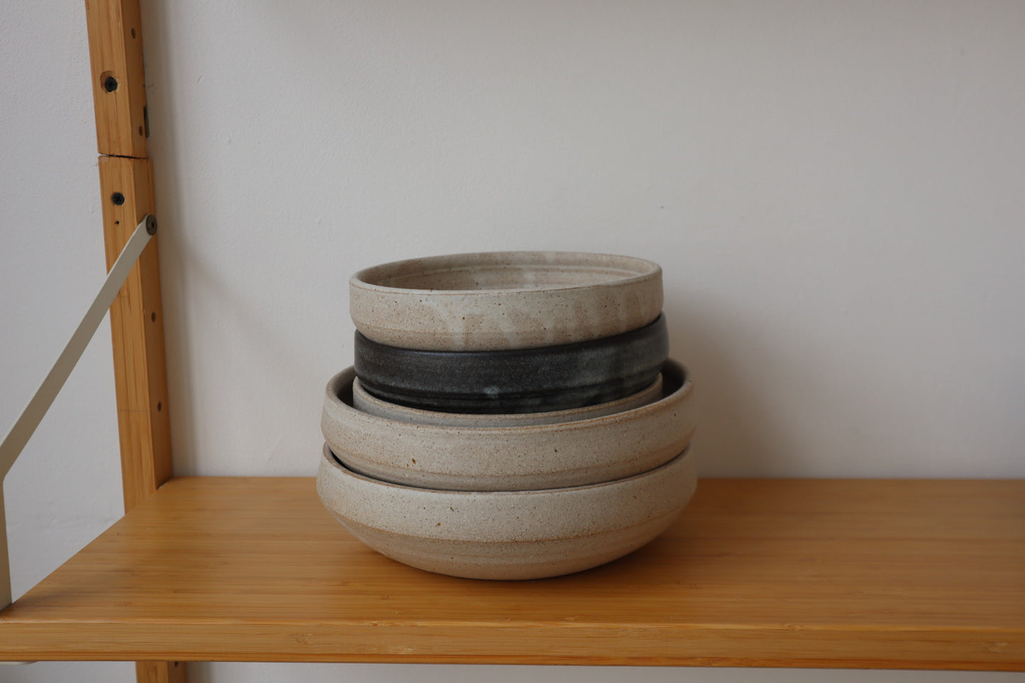 White & Blue Pasta Bowls