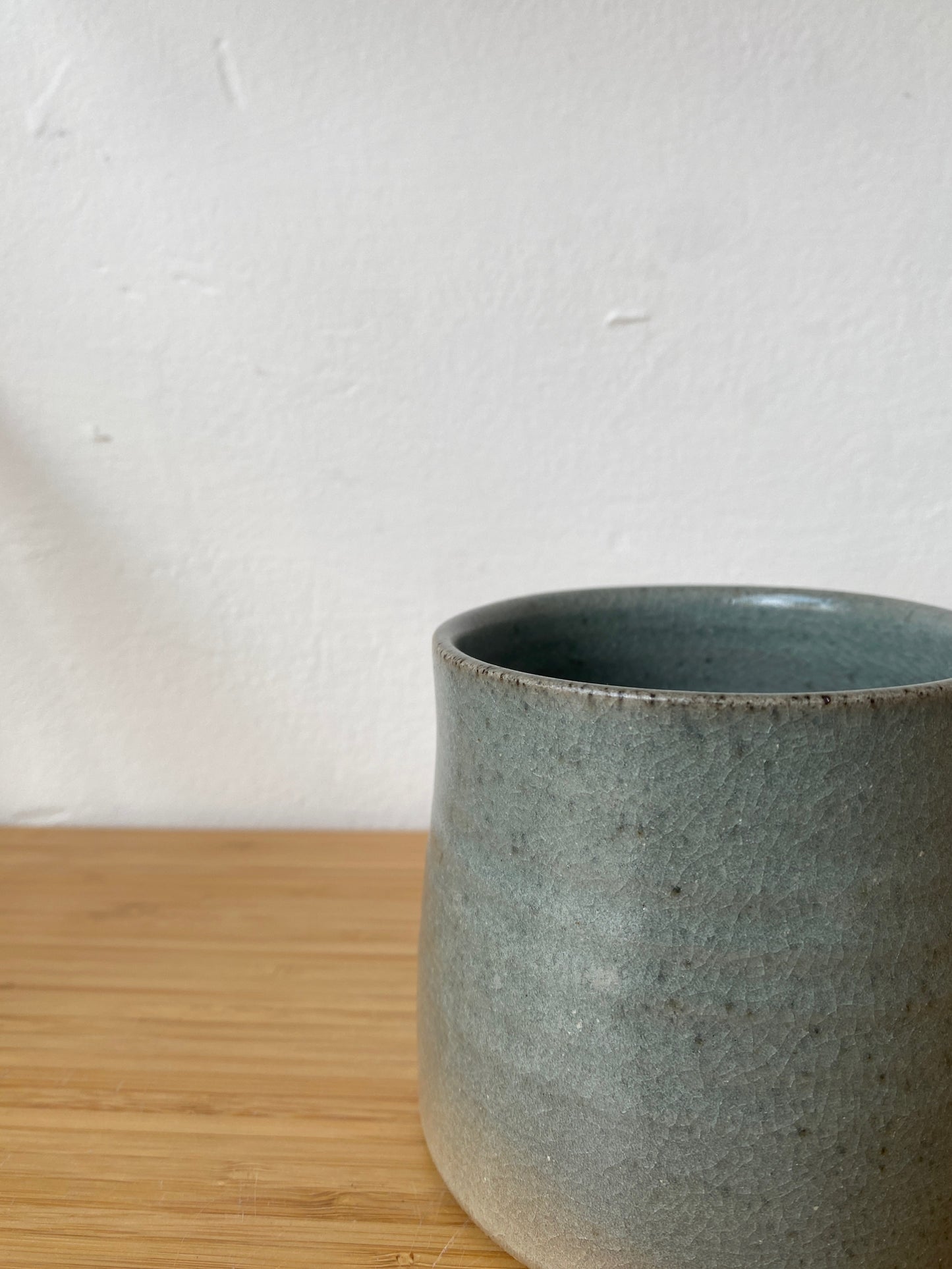 Tall Celadon Mug