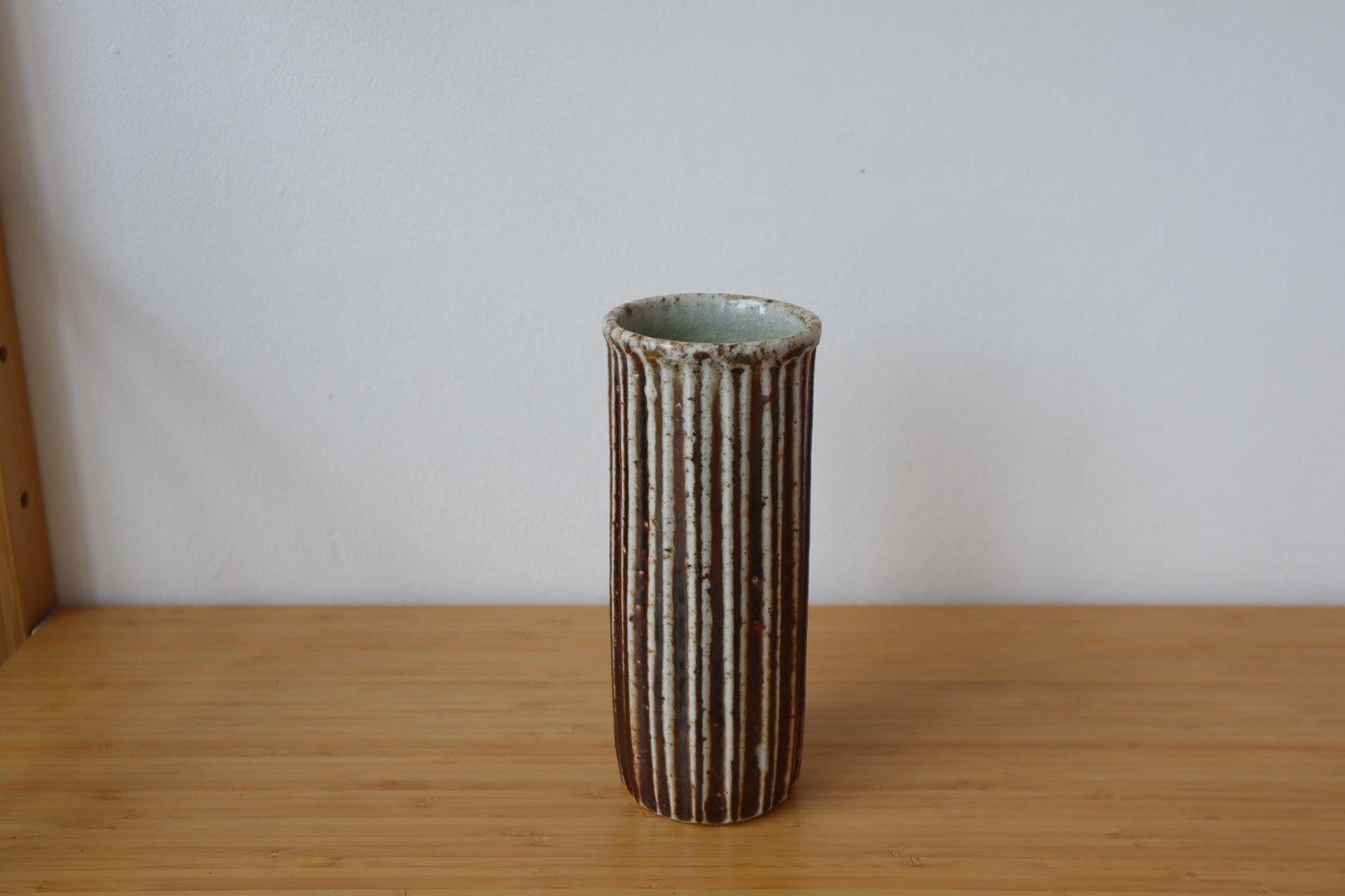 Wood Fired Fluted Vase