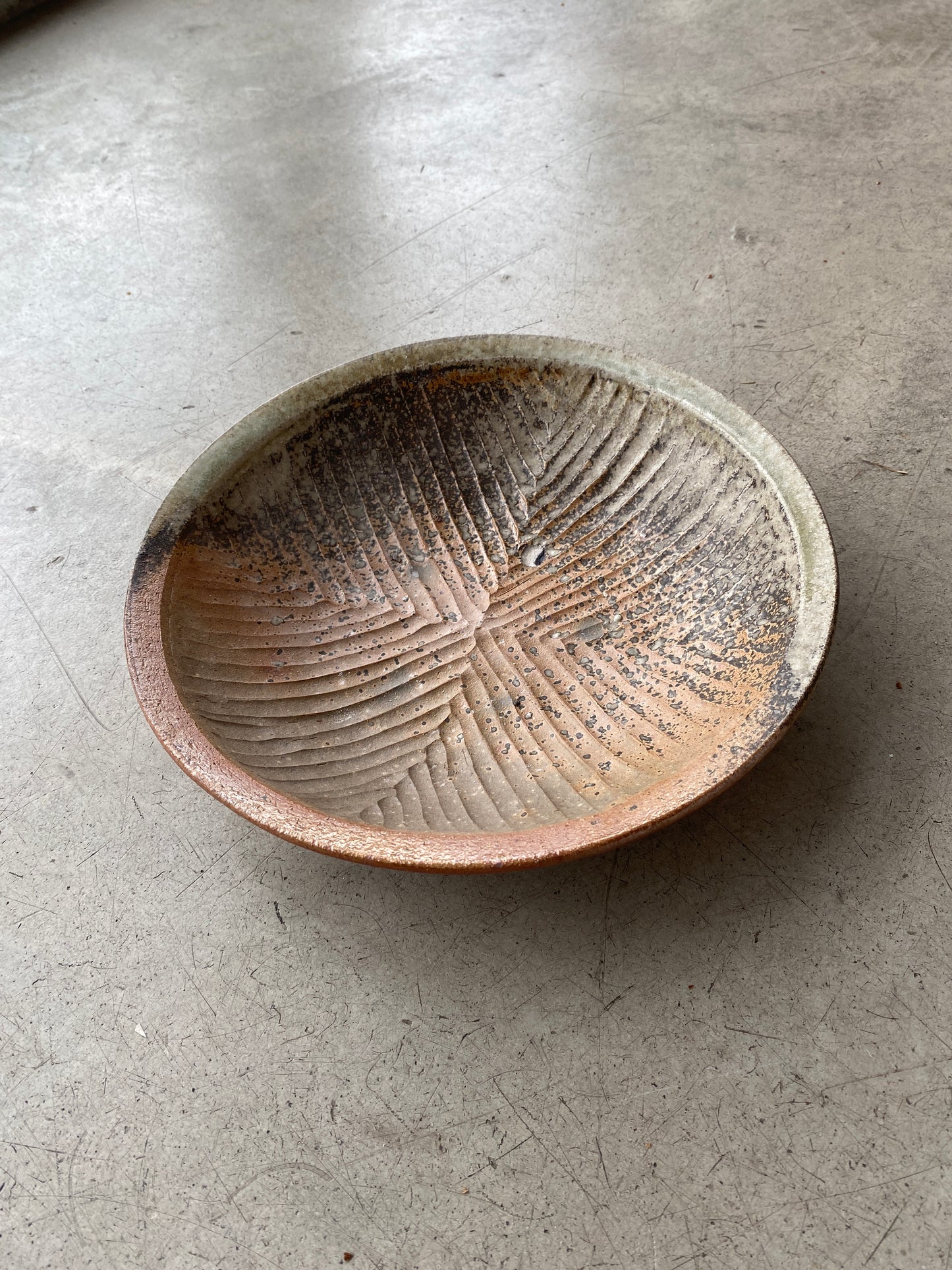 Large Carved Bowl