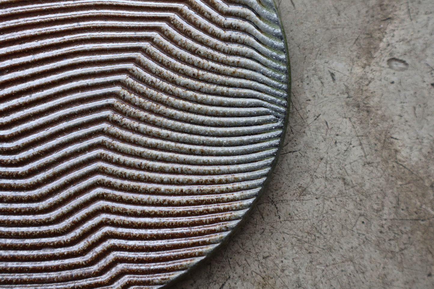 Soda Fired Cake Plate